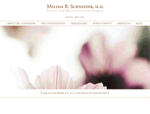 Tablet Screenshot of melissarschneidermd.com